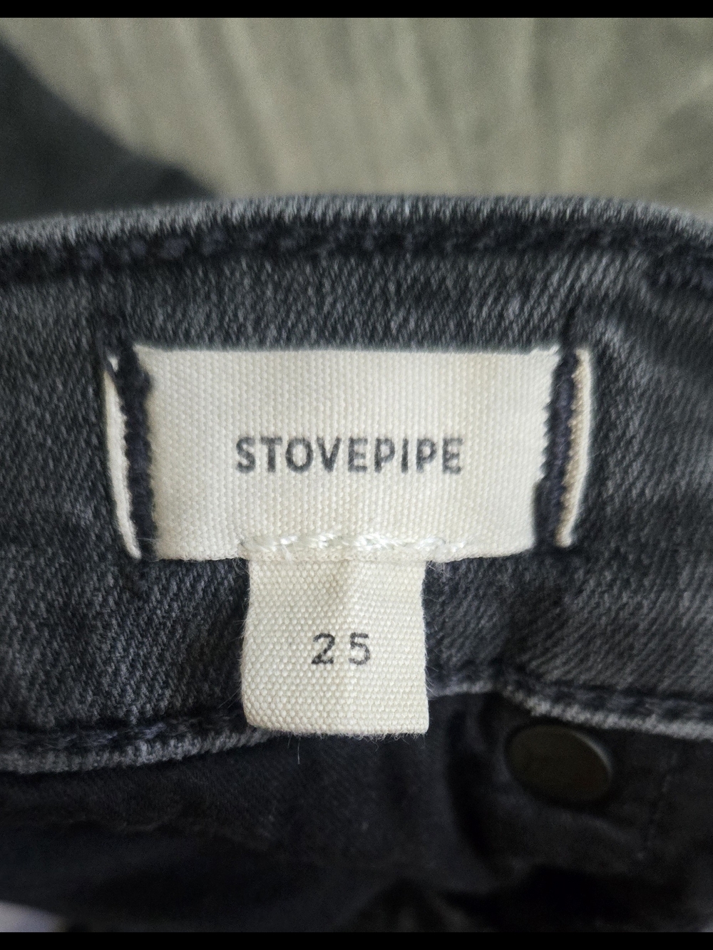 Madewell Black High-Rise Skinny Jeans with Raw Hem - Picture 8 of 8